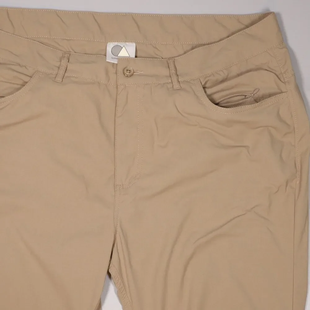 Clothing Arts Pants Mens 40x29 Beige Pick Pocket Proof  Explorer Travel Chino
